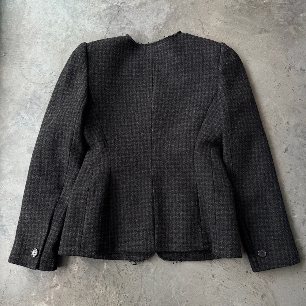 ISABEL MARANT Wool Houndstooth Blazer Size 38 - Picture 6 of 7